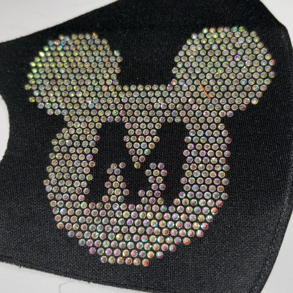 Mickey Mouse Studded Face Mask New